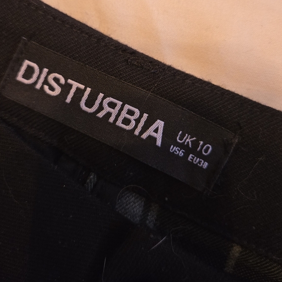 Disturbia Plaid Two Tone Trousers - Picture 3 of 4